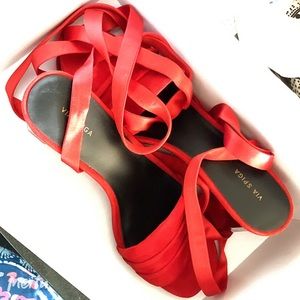 via spiga nova ankle wrap sandal